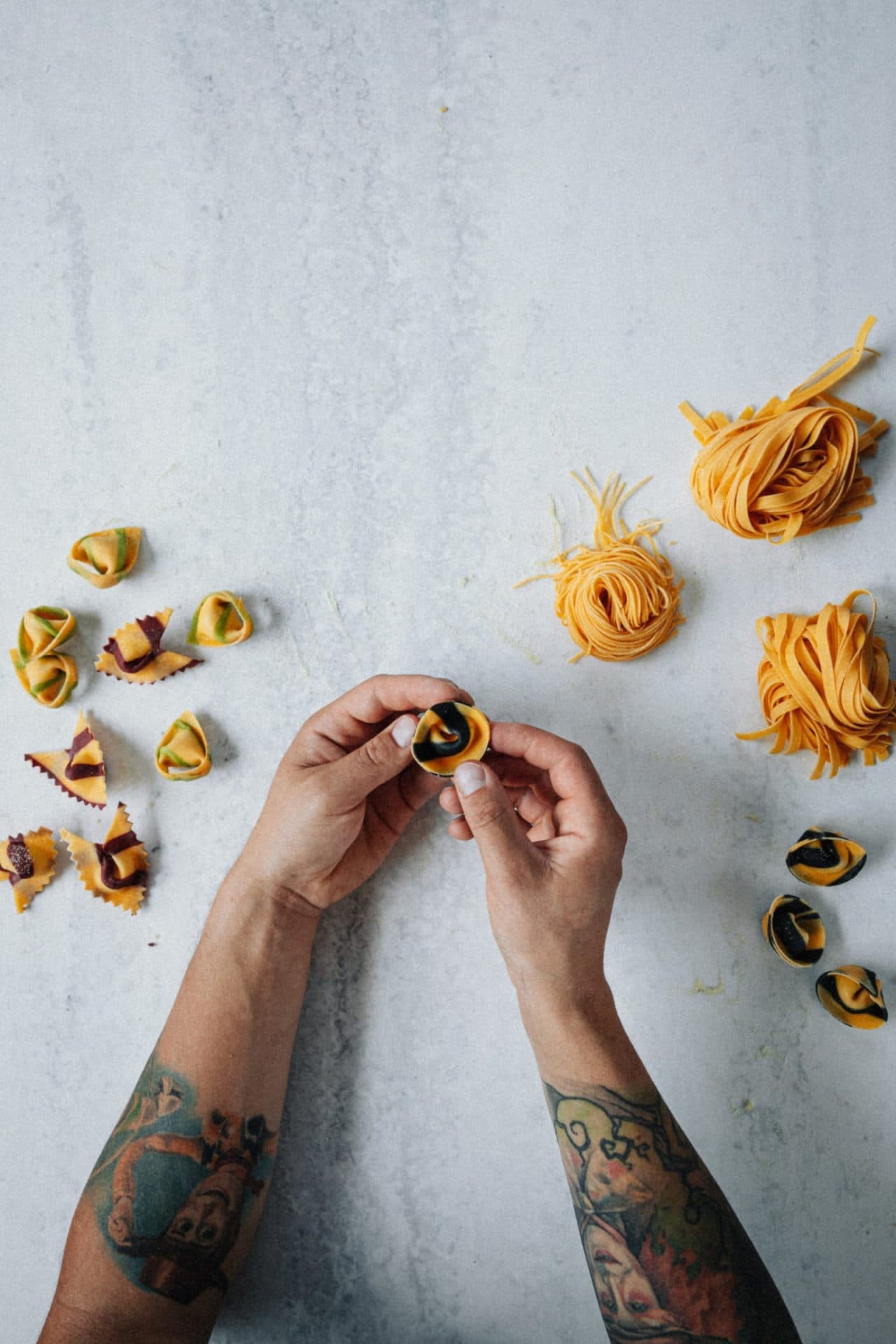 Creating Pasta Shapes